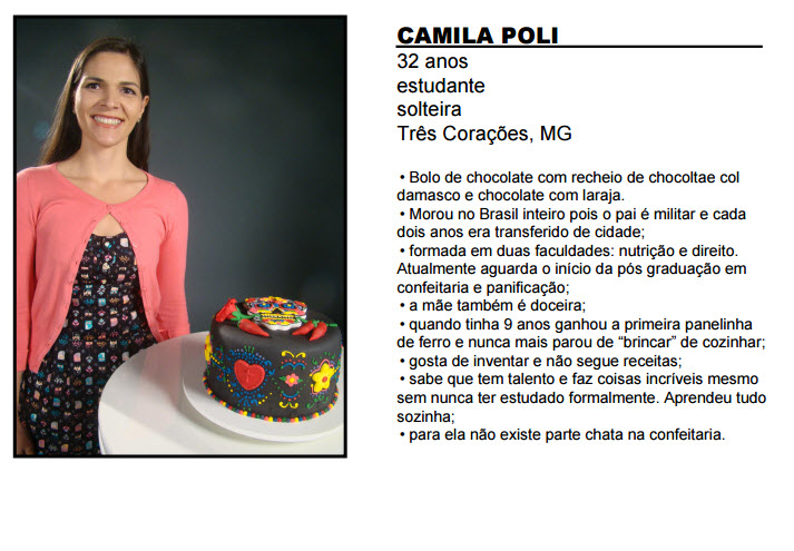 Camila Poli Bake Off Brasil