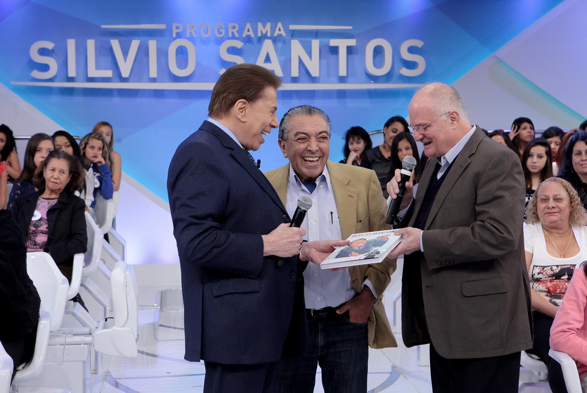 Silvio Santos e Mauricio de Souza