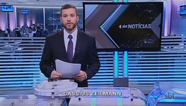 Cassius Zeilmann apresenta o SBT Notícias
