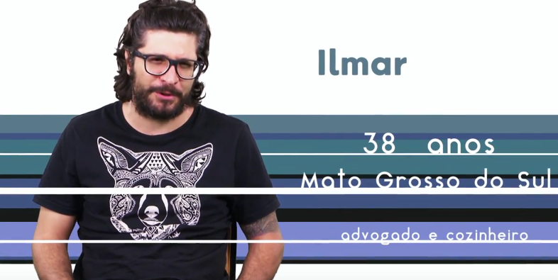 Ilmar, 38 anos. Advogado, do Mato Grosso do Sul. (Reprodução/Globo)