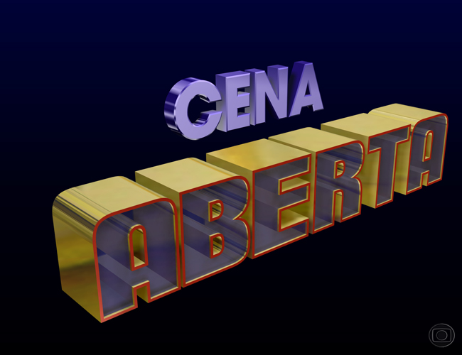 Logo do programa Cena Aberta (Divulgação/ TV Globo)
