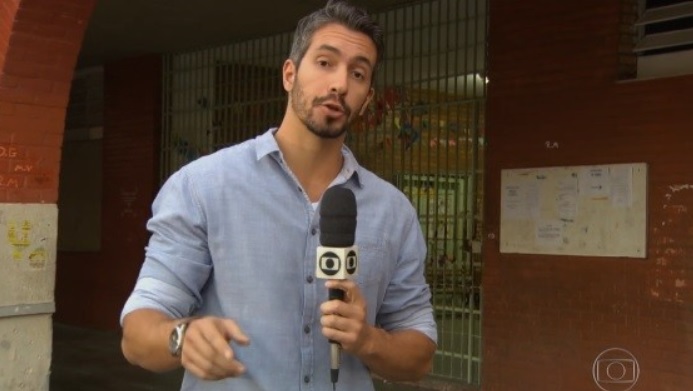 Danilo Vieira, reporter da TV Globo