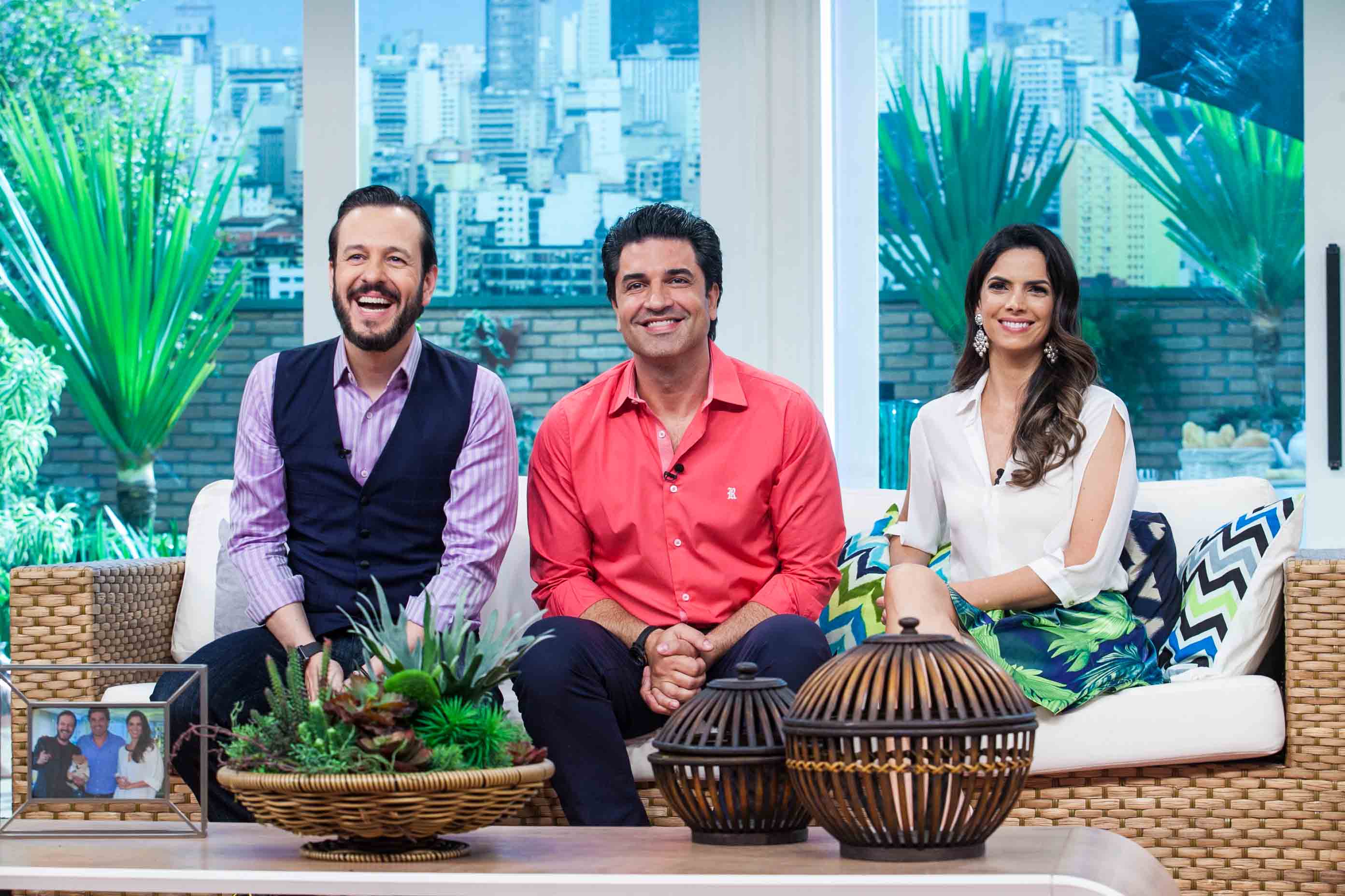 Celso Zucatelli, Edu Guedes e Mariana Leao no Melhor pra Voce