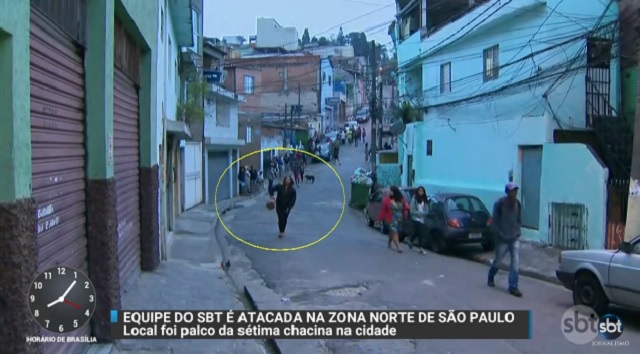 Equipe do jornalismo do SBT é atacada em São Paulo