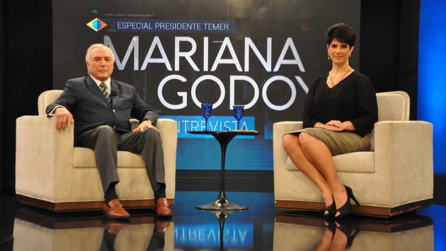 Michel Temer e Mariana Godoy