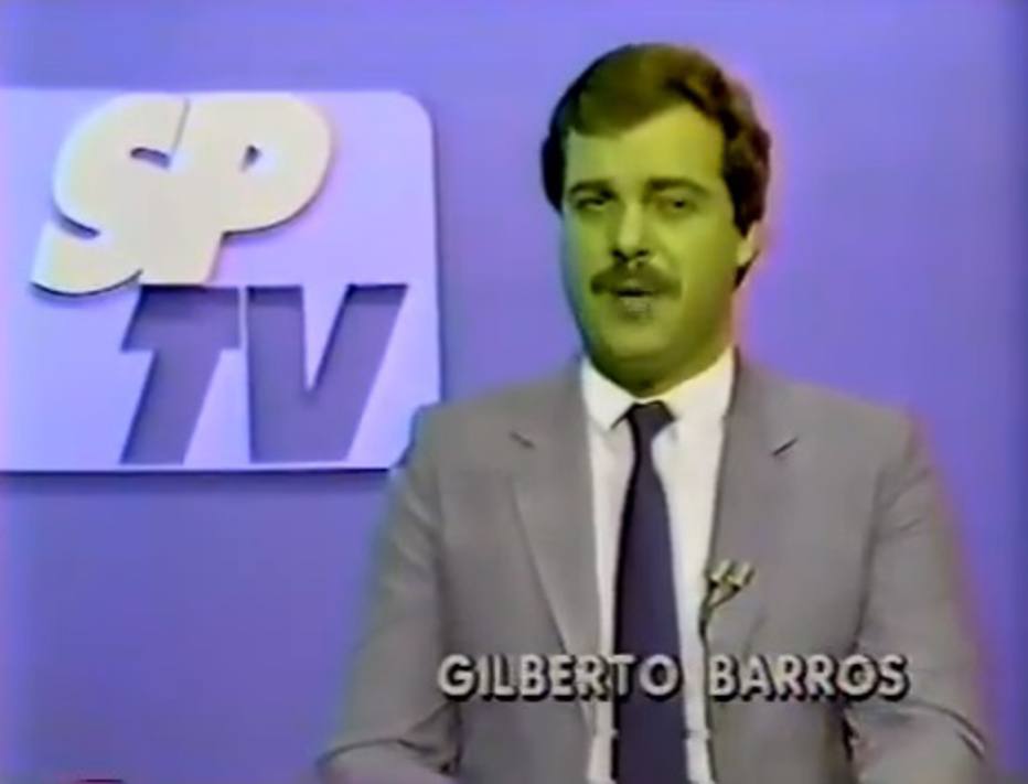 Gilberto Barros comandou jornal tradicional na Globo (Divulgação/TV Globo)