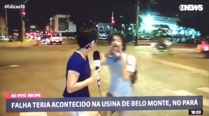 Jornalista da Globo News passou por constrangimento ao vivo