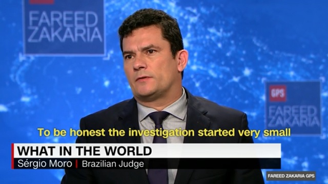 Juiz Sérgio Moro na CNN