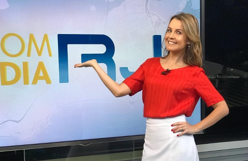 Silvana Ramiro, apresentadora do Bom Dia RJ, telejornal carioca da Globo