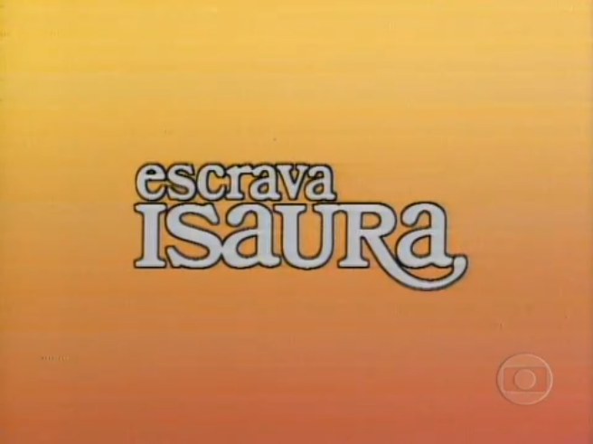 Logotipo da novela Escrava Isaura, de 1976 (Reprodução/Memória Globo)
