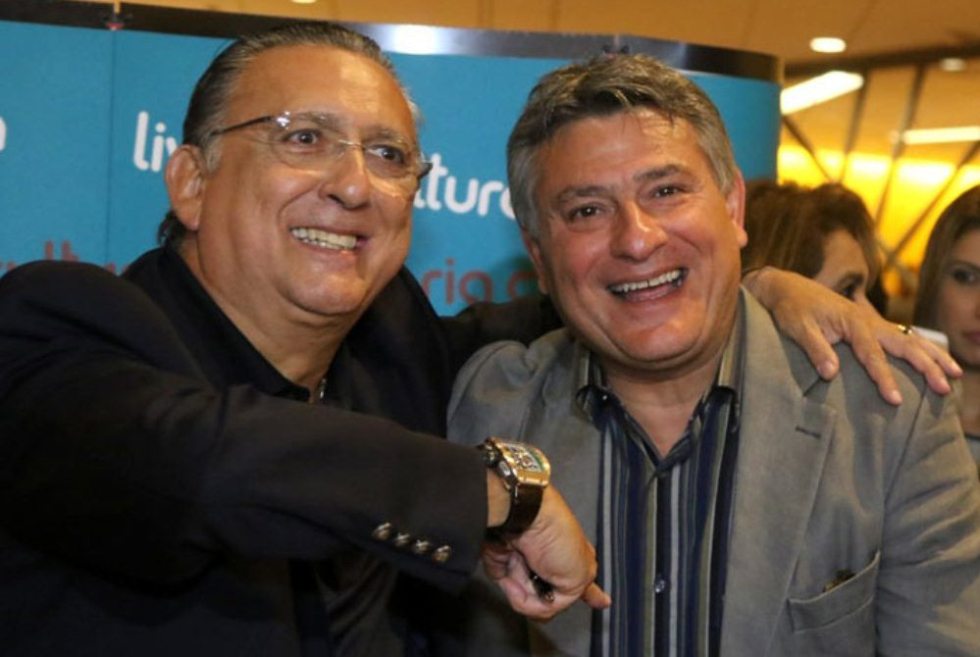 Galvão Bueno e Cléber Machado (Foto: Divulgação)