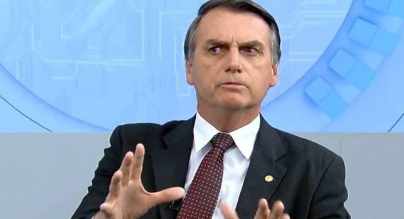 Jair Bolsonaro faltara no debate da Globo, mas aparecera em entrevista da RecordTV