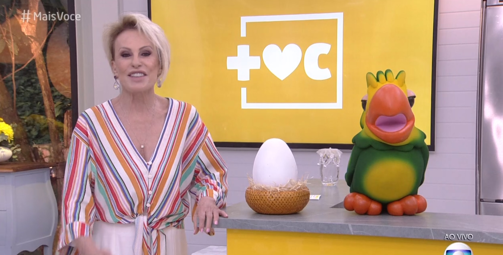 Ana Maria Braga e Louro José no Mais Você (Reprodução: TV Globo)