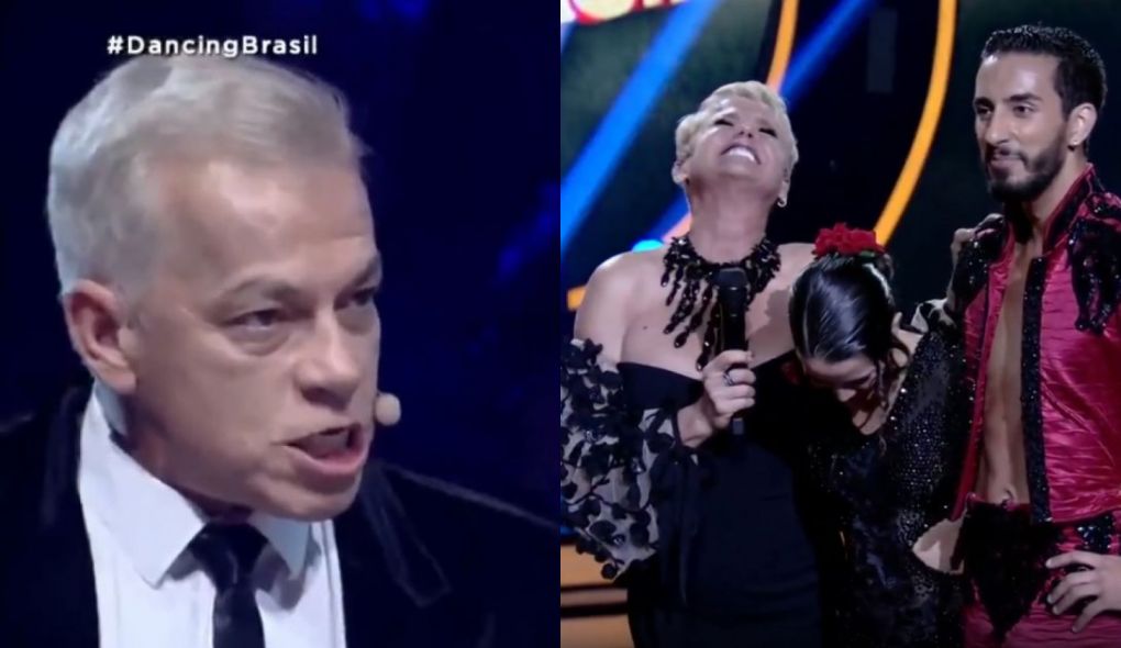 Jaime Aroxa e Xuxa no Dancing Brasil