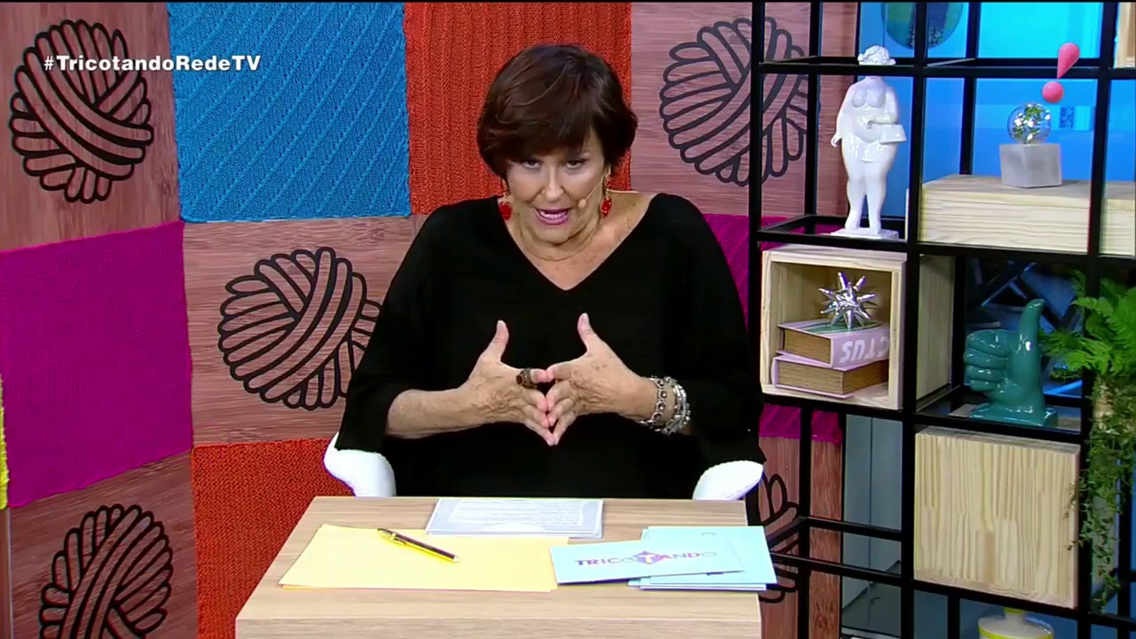 Márcia Fernandes no Tricotando (Reprodução: RedeTV!)