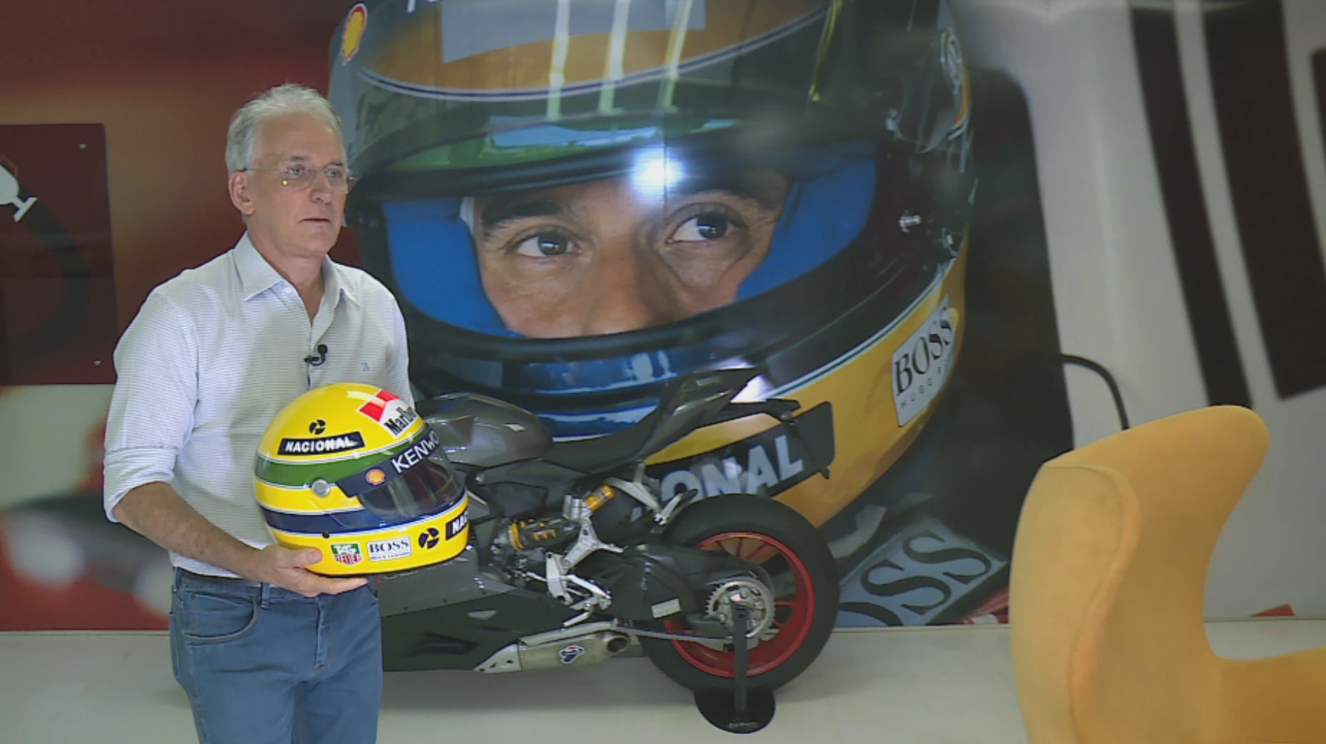 Otávio Mesquita relembra carreira de Ayrton Senna