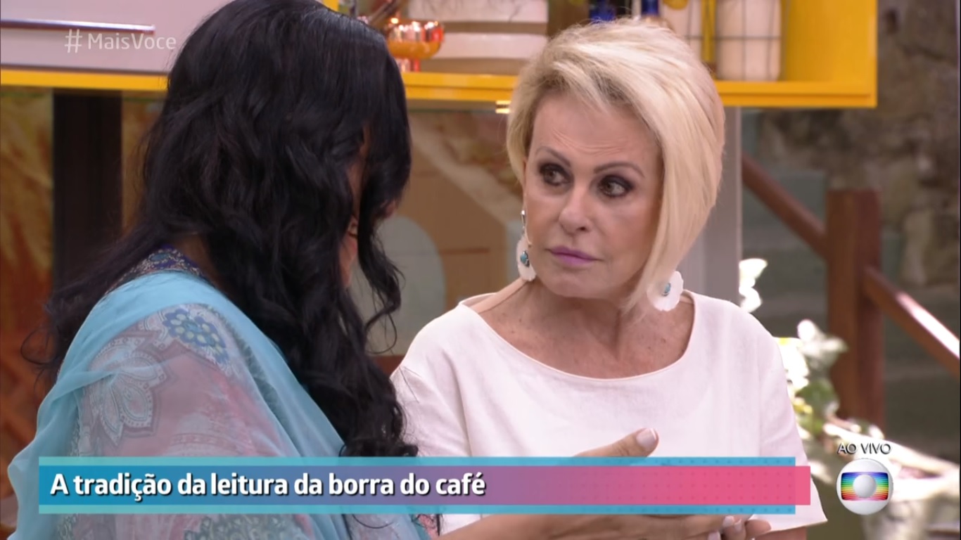 Mulher fez previsões para Ana Maria Braga no Mais Você pela borra de café