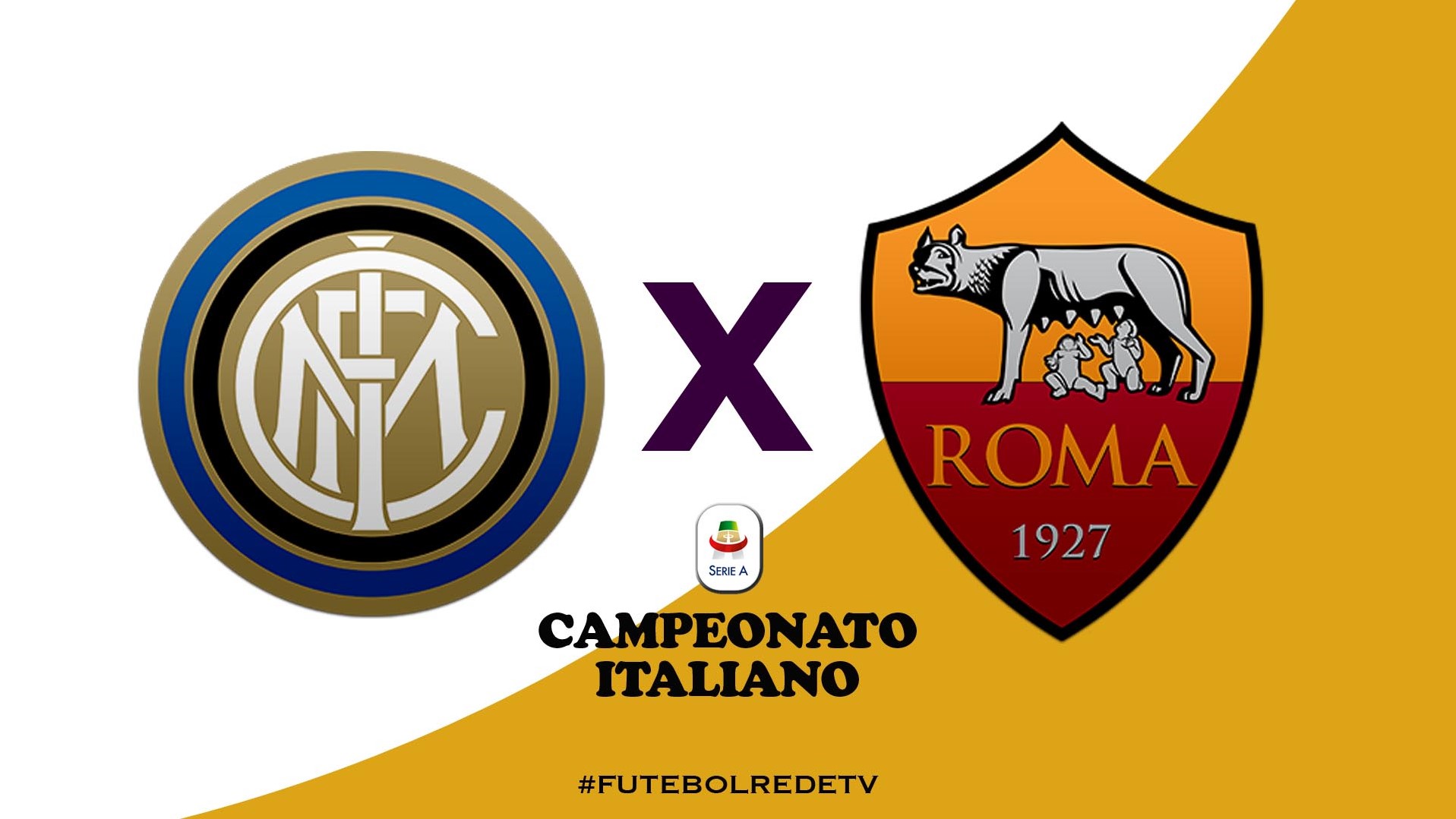 RedeTV! transmite Inter x Roma pelo Campeonato Italiano