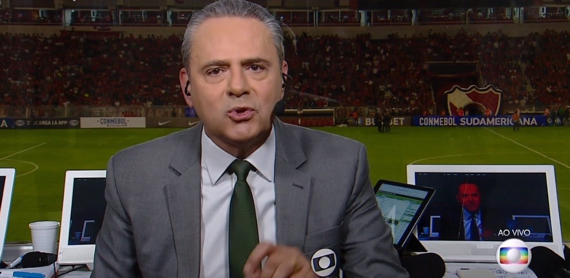 Luís Roberto vai narrar novamente jogo do Brasil na Copa do Mundo Feminina (Reprodução/Globo)