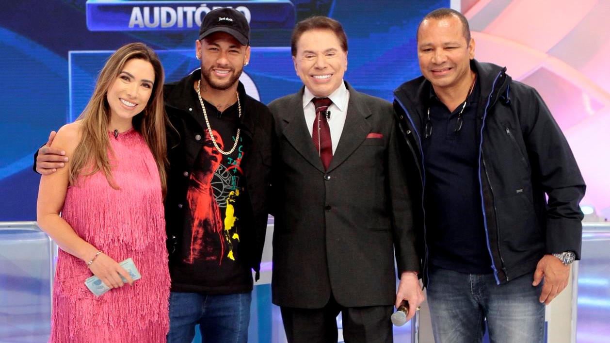 Patrícia Abravanel, Neymar, Silvio Santos e Neymar pai