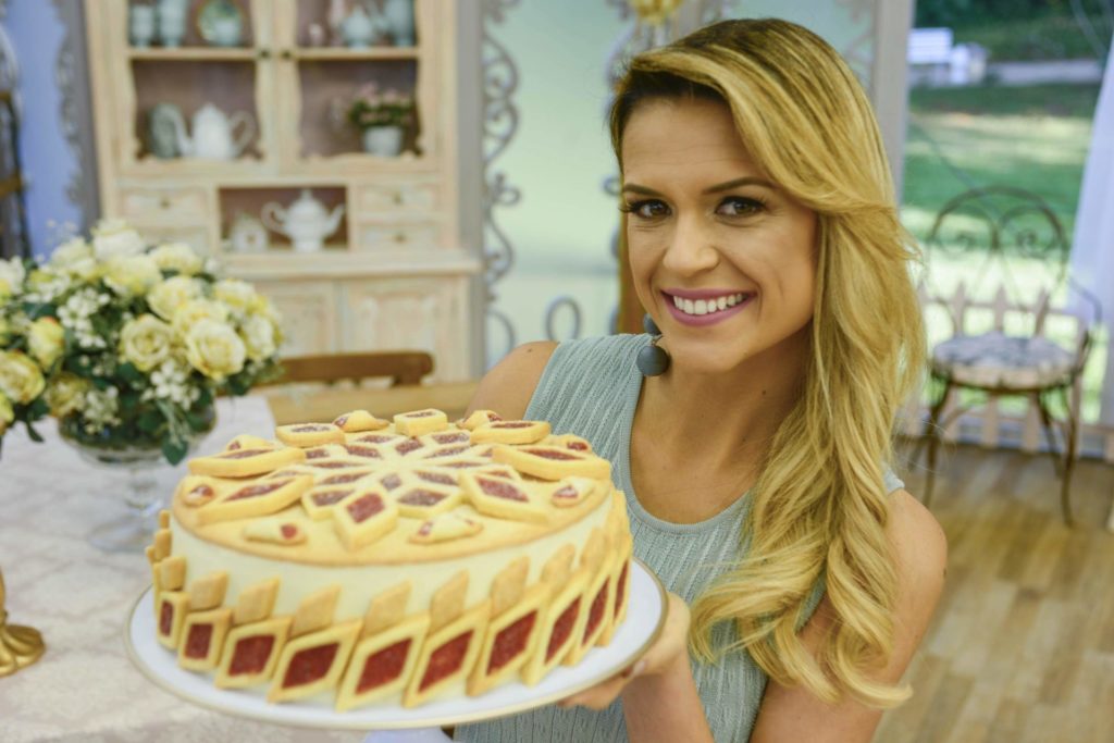 Bolo modelo de Beca Milano no Bake Off Brasil