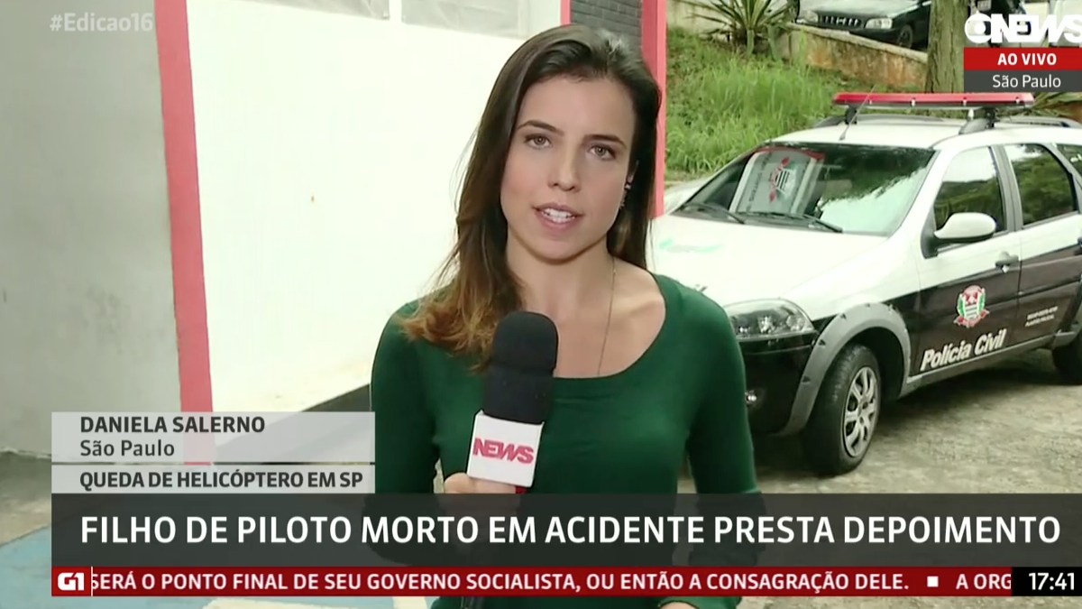 Daniela Salerno deixou a Globo e assinou com a Record TV (Reprodução/Globo News)