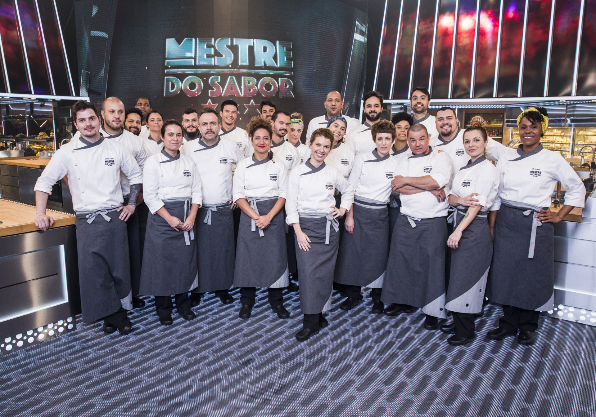 Os 24 chefs competidores de Mestre do Sabor