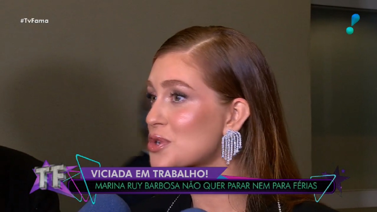 Marina Ruy Barbosa, no TV Fama