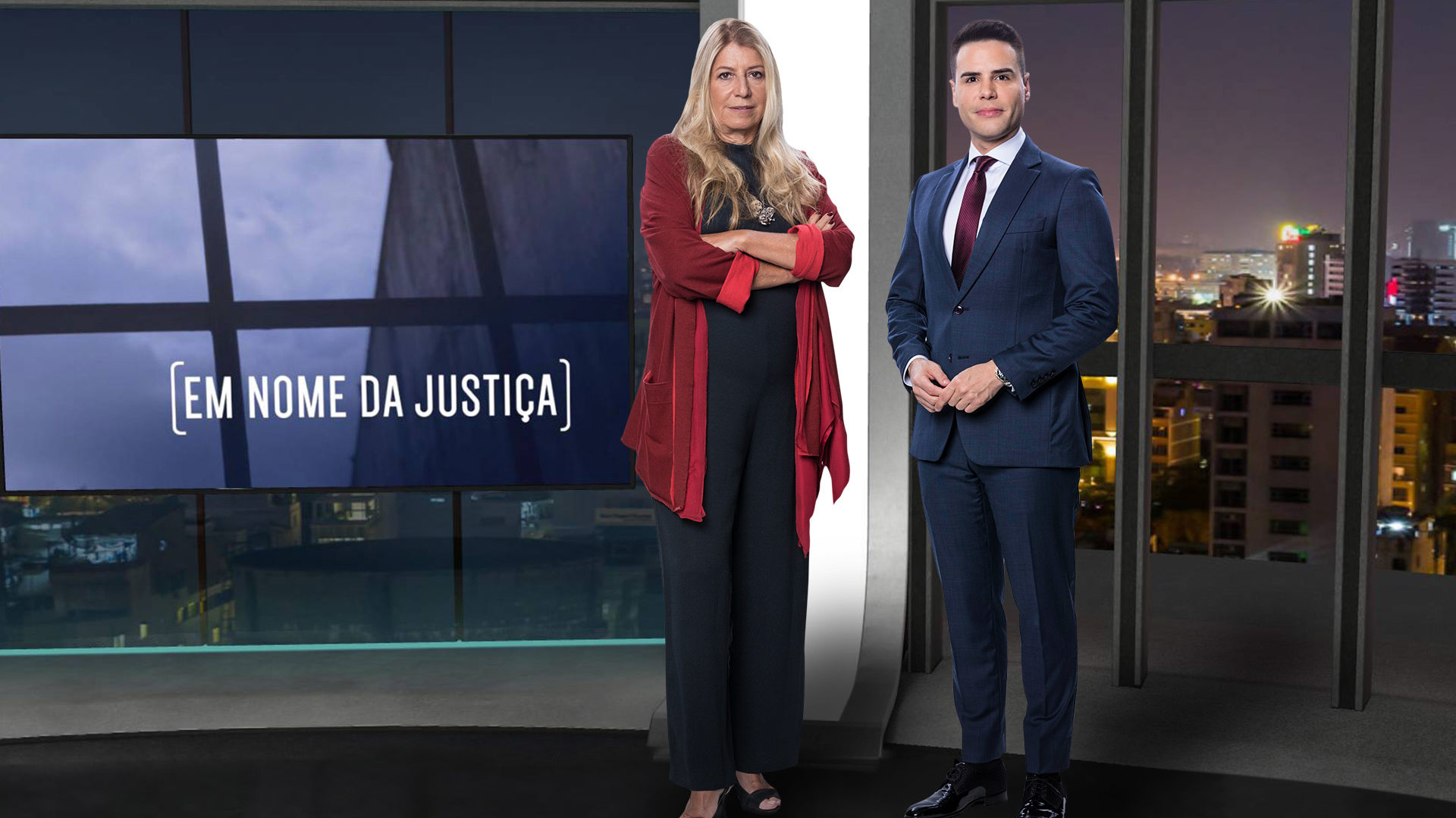 Ilana Cazoy e Luiz Bacci comandam a série Em Nome da Justiça