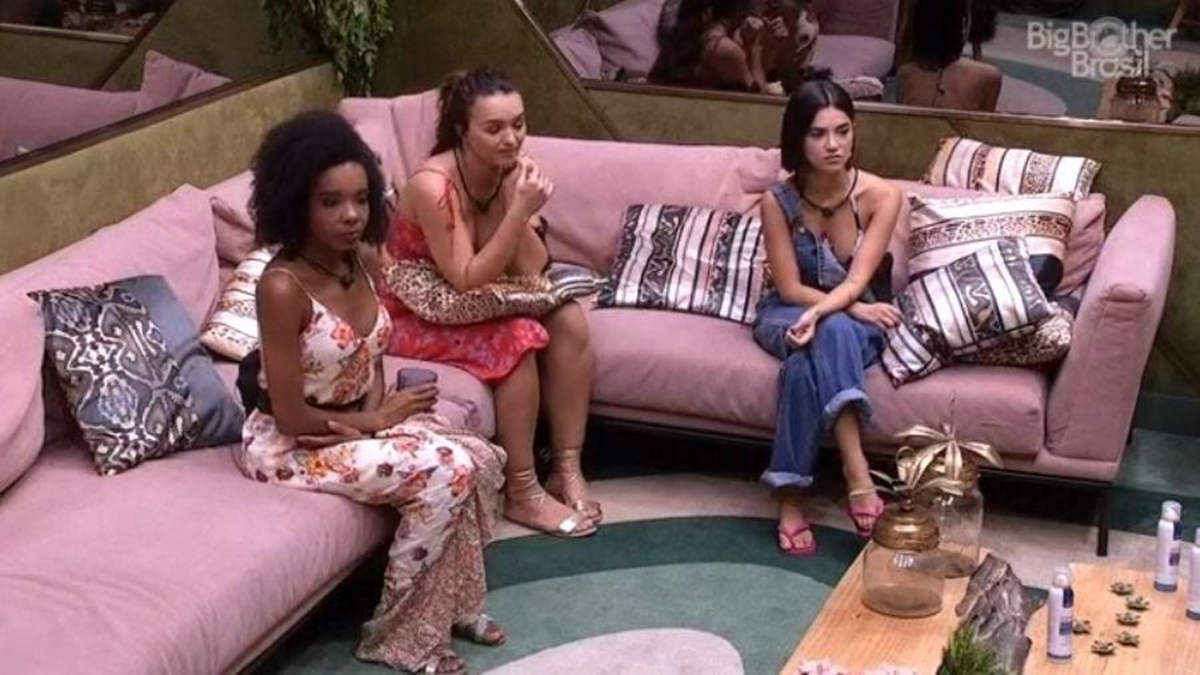 Thelma, Rafa e Manu comentam sobre emoção no BBB20 (Foto: Divulgação/Globo)