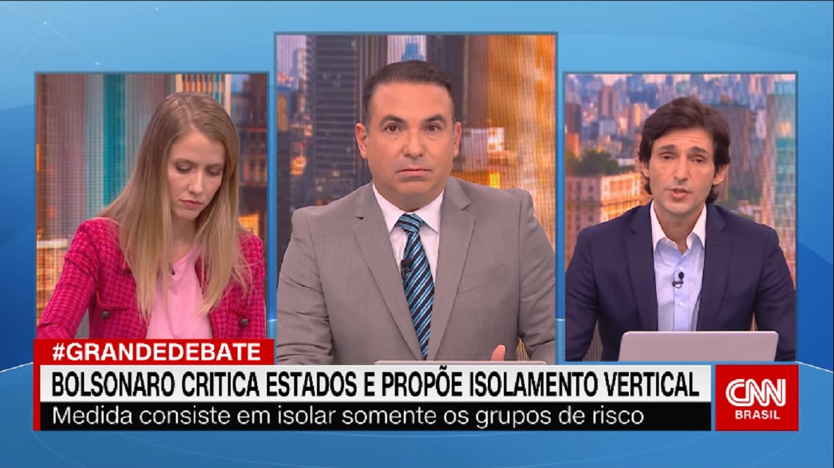 Gabriela Prioli e Tomé Abduch foram afastados de O Grande Debate do CNN Novo Dia