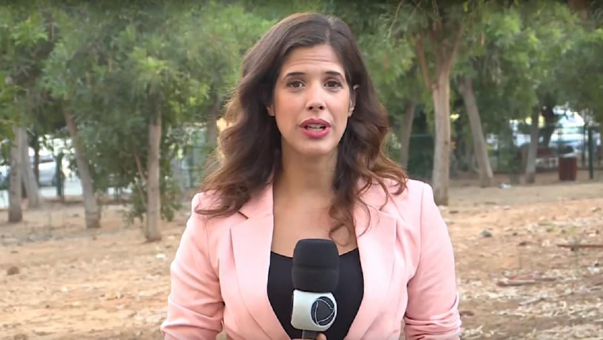 Bianca Zanini, correspondente da Record TV em Israel