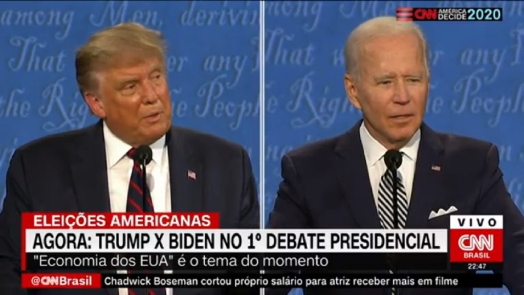 Debate presidencial americano na CNN Brasil