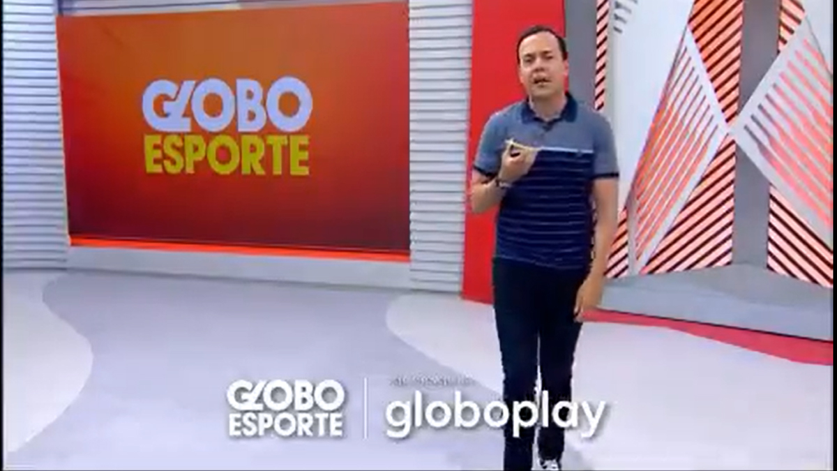 Tiago Medeiros no Globo Esporte Pernambuco