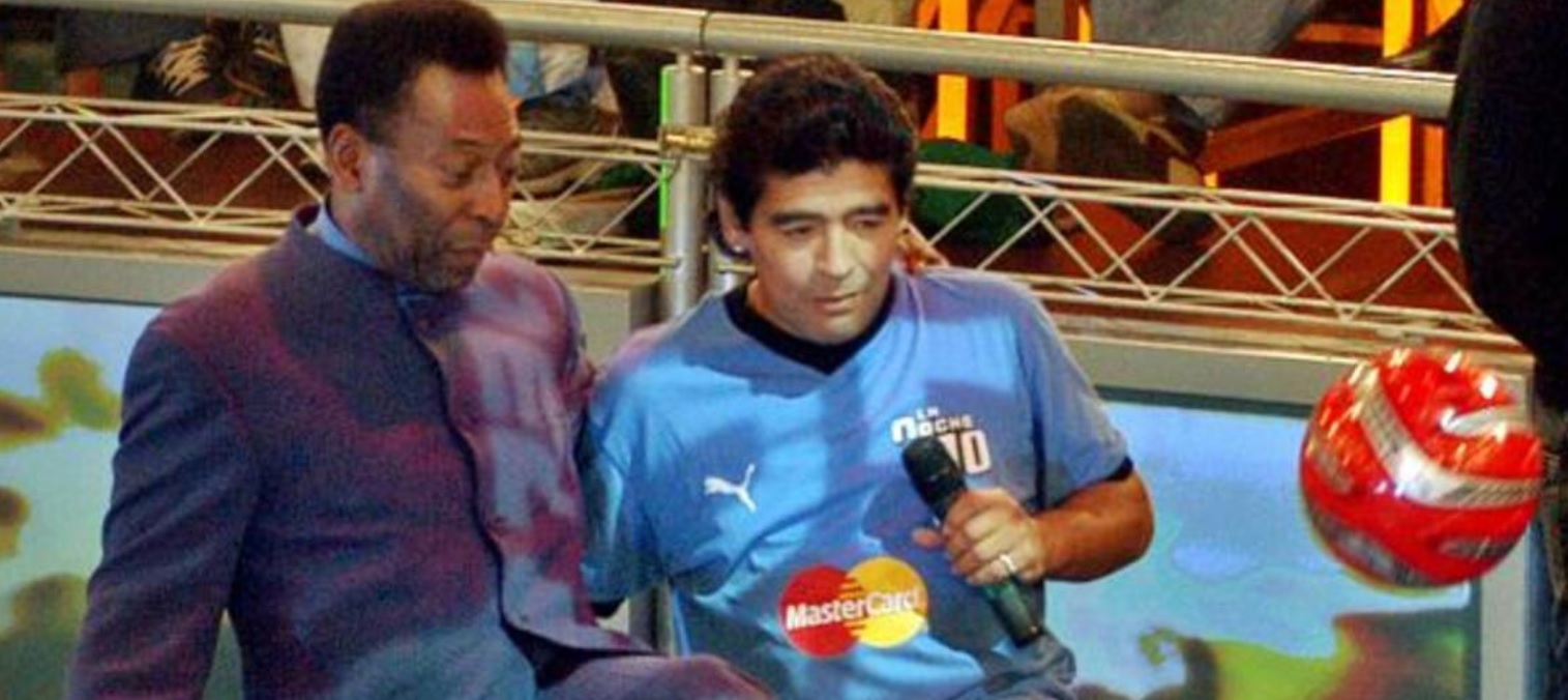 Pelé e Diego Maradona