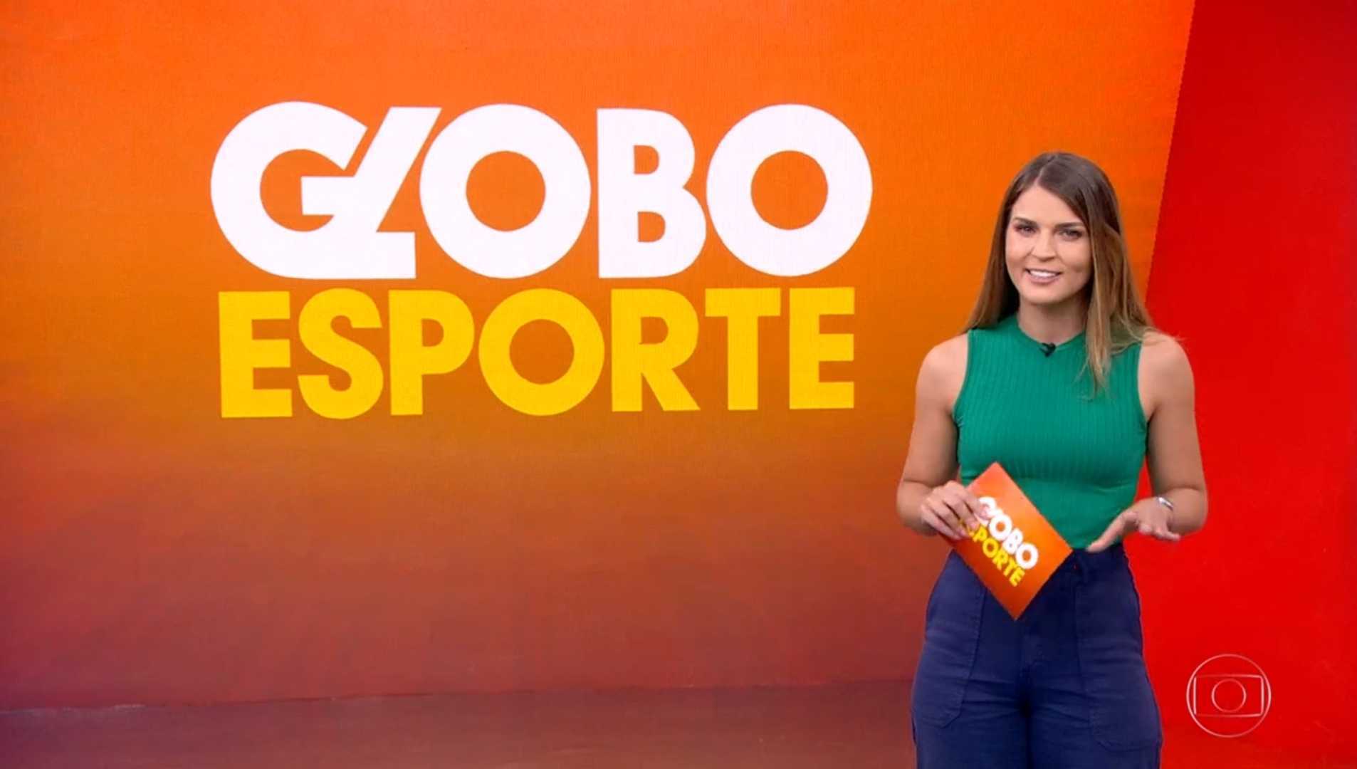 Gabriela Ribeiro apresenta o Globo Esporte SP
