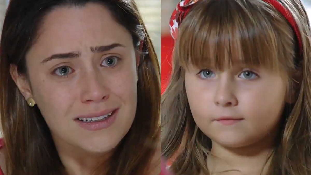Ana (Fernanda Vasconcellos) reencontra Júlia (Jesuela Moro) em A Vida da Gente (Reprodução/Globo)