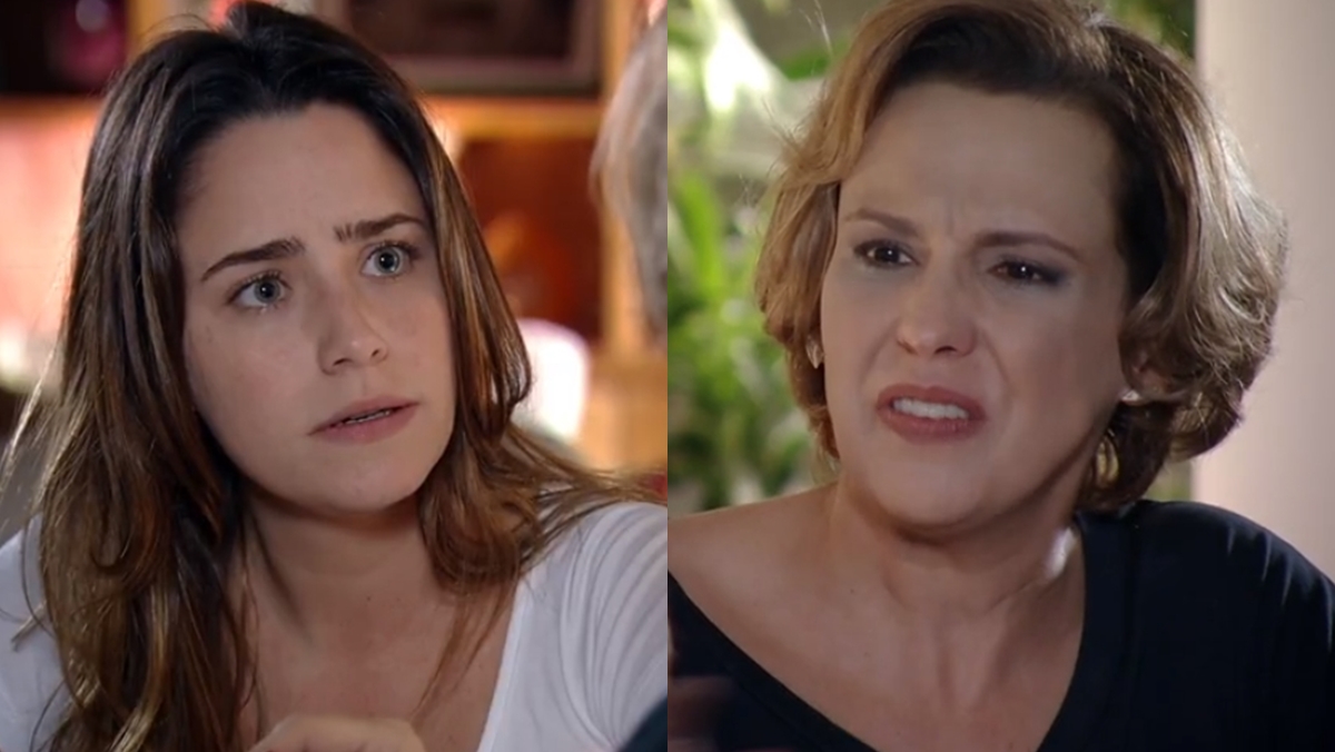 Ana (Fernanda Vasconcellos) e Eva (Ana Beatriz Nogueira) em cena de A Vida da Gente (Reprodução: Globo)