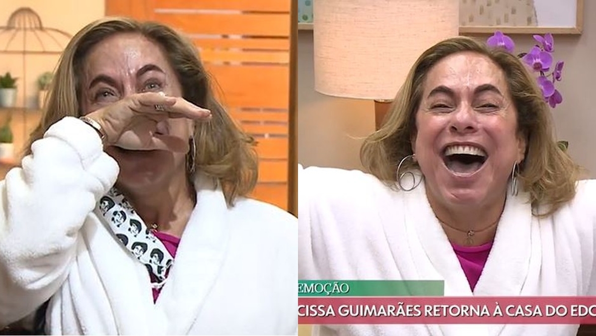 Cissa Guimarães volta ao É De Casa após 14 meses afastada (Reprodução: Globo)