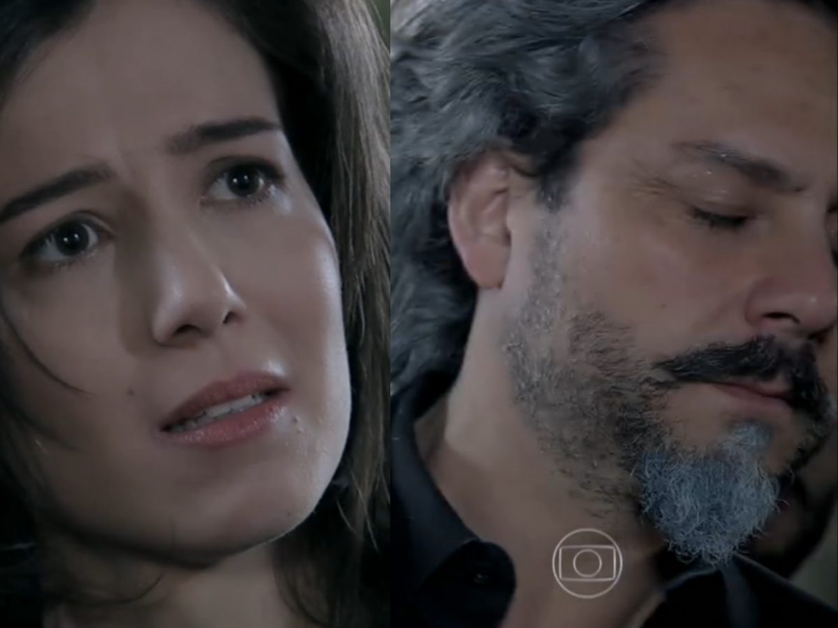 Cora (Marjorie Estiano) e José Alfredo (Alexandre Nero) em Império (Reprodução/Globo)