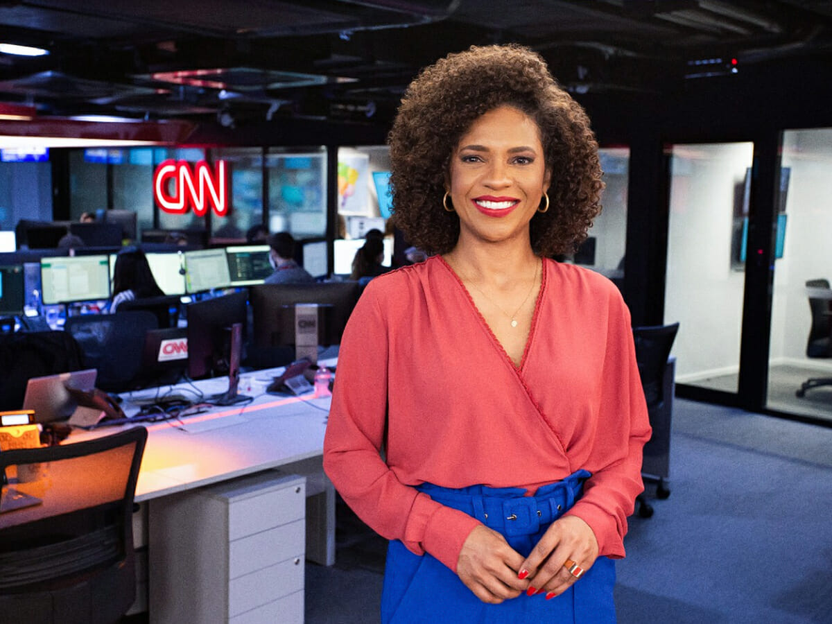 Luciana Barreto, apresentadora da CNN Brasil