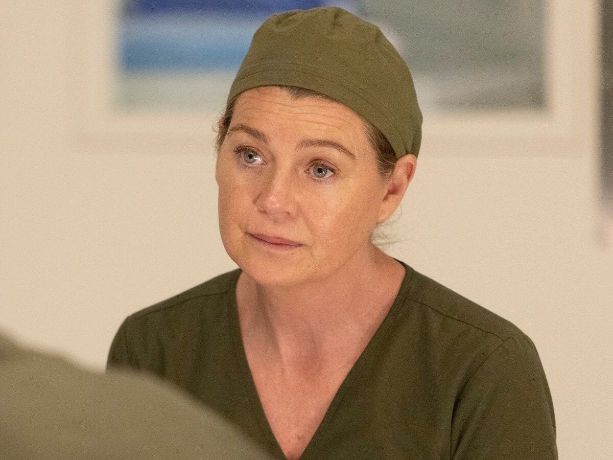 Ellen Pompeo em cena da 18ª temporada de Grey's Anatomy