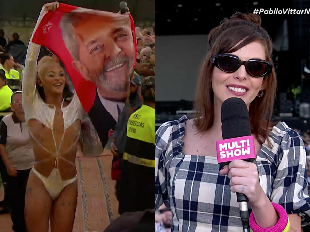 Pabllo Vittar faz campanha para Lula no Lollapalooza e Titi Müller endossa ato no Multishow