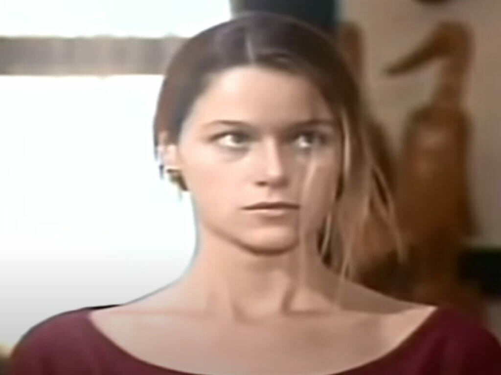 Gisela Reimann como Érica na Pantanal de 1990