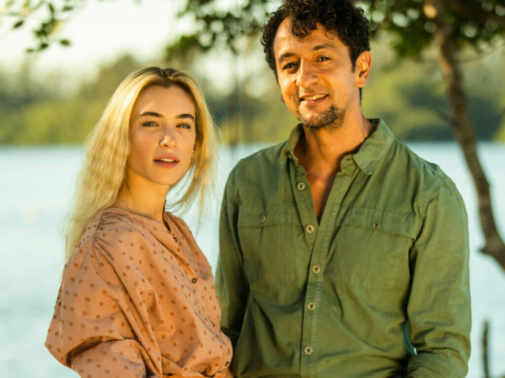 Érica (Marcela Fetter) e José Lucas (Irandhir Santos)