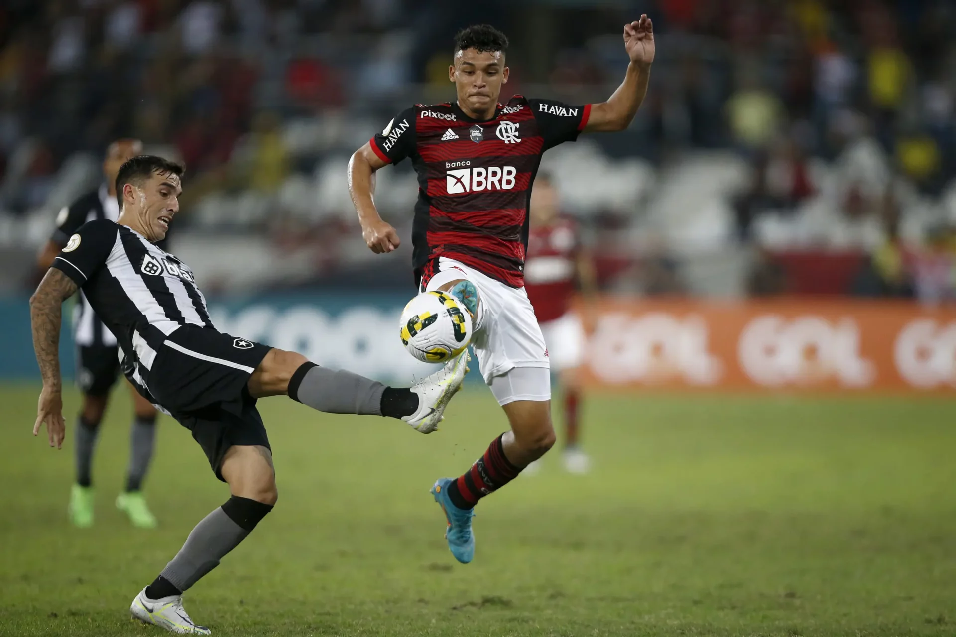 Flamengo e Botafogo em campo